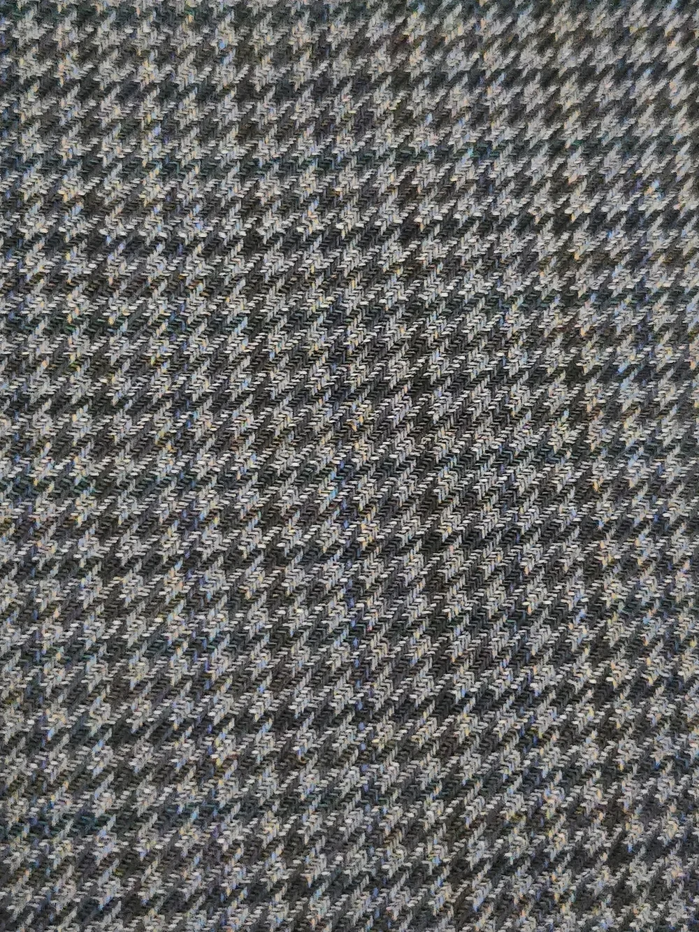 Ralph Lauren Blue Wool Houndstooth Sport Coat
